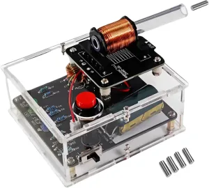 STEM Projects DIY Toys Soldering Practice Kit, Electric Magnetic Transmitter Educational Electronics Kit, Mini DIY Shooting Game Toy Gift for Teens Boys Girls