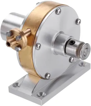 Stirling Engine Model Kit, Steam Turbine Stirling Engine Motor JT-II Model Set, Mechanical Metal Stirling Motor Electricity Generator Engine Kit for Science Experiment