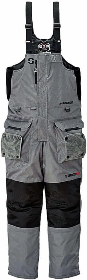 Striker Men's Hardwater Durable Windproof Water-Resistant Outdoor Ice Fishing Bib with Sureflote Flotation Technology