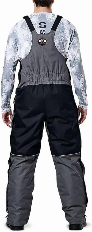 Striker Men's Hardwater Durable Windproof Water-Resistant Outdoor Ice Fishing Bib with Sureflote Flotation Technology