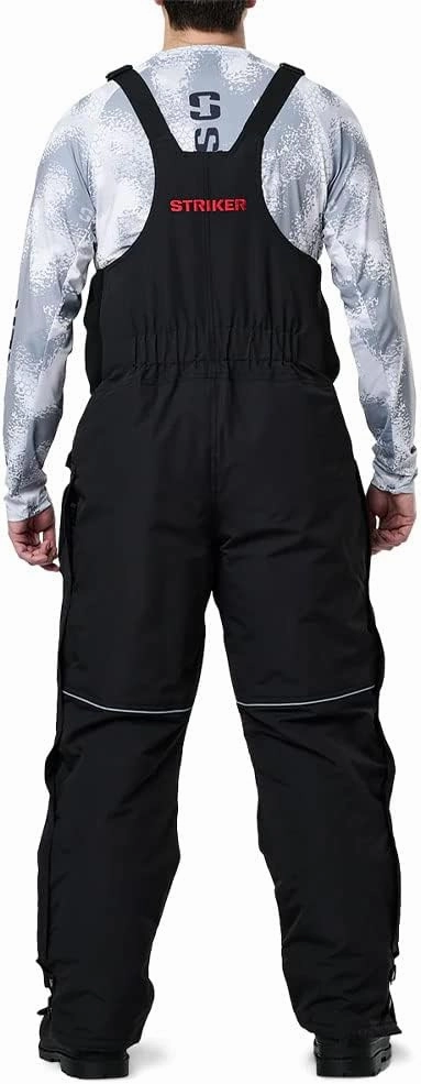 Striker Men's Prеdаtor Lite Durable Windproof Water-Resistant Outdoor Ice Fishing Bib with Sureflote Flotation Technology