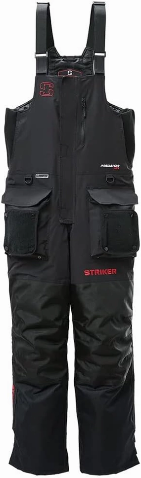 Striker Men's Prеdаtor Lite Durable Windproof Water-Resistant Outdoor Ice Fishing Bib with Sureflote Flotation Technology