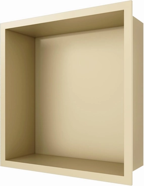 SUPERFLO Stainless Steel Shower Niche 12" X 24" No Tile Needed Recessed Niche Shower Double Shelves Organizer Bathroom Niche For Bathroom Storage, Bathroom Niche For Shower Wall, Matte Glod