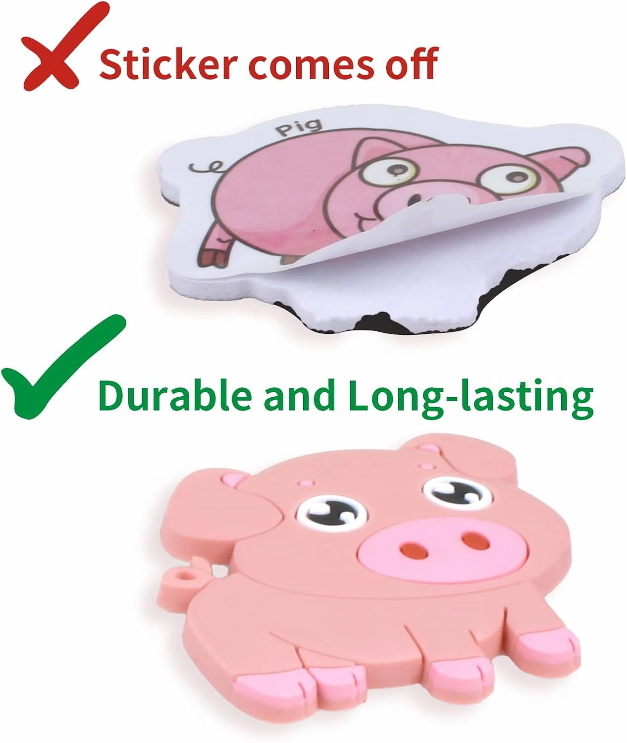 SUPINEEDO Animal Magnets - 30 Toddler Magnets for Refrigerator - Fridge Magnet for Toddlers Play with Magnetic - Kid Magnet for Sounds Learning - Promotes Animal Recognition and Language Development
