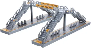 SUPVOX 2 Sets Footbridge Model Bridge Miniature Ornament for Table Bridge Building Supplies DIY Table Decor