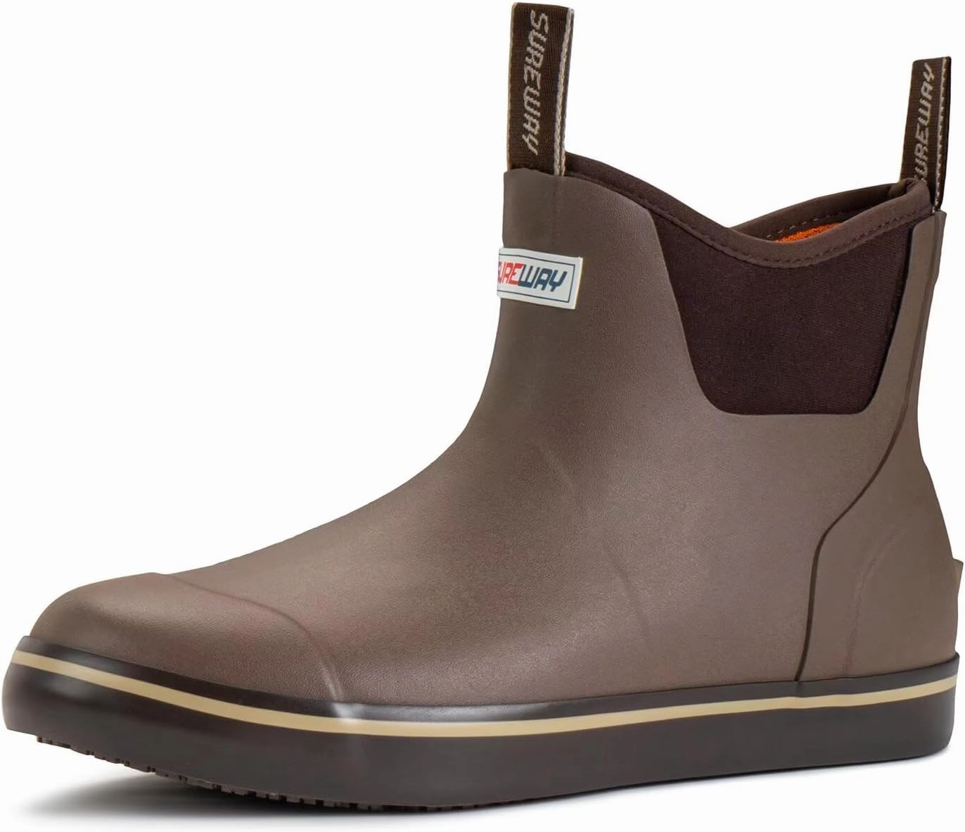 SUREWAY Women's Deck Boots Professional Non-Slip Fishing & Ankle Deck Boot Waterproof Rain Boots