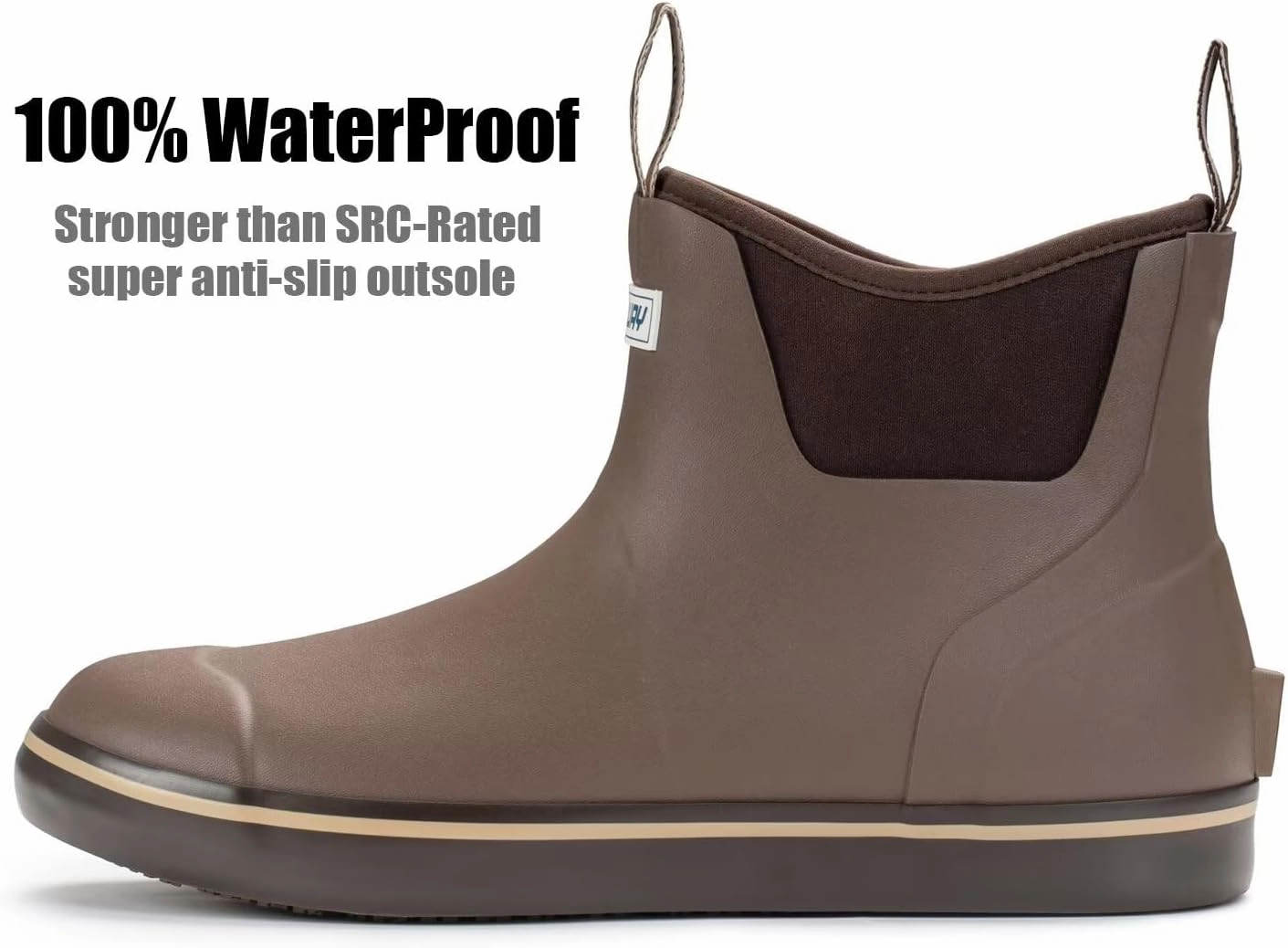 SUREWAY Women's Deck Boots Professional Non-Slip Fishing & Ankle Deck Boot Waterproof Rain Boots