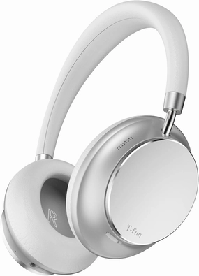 T-fun NC35 Hybrid Active Noise Cancelling Headphones, 360° Spatial Audio with Head Tracking, Over Ear Headphones Wireless Bluetooth 5.3, 55H ANC Playtime, Deep Bass, Custom EQ via App, for Travel Home