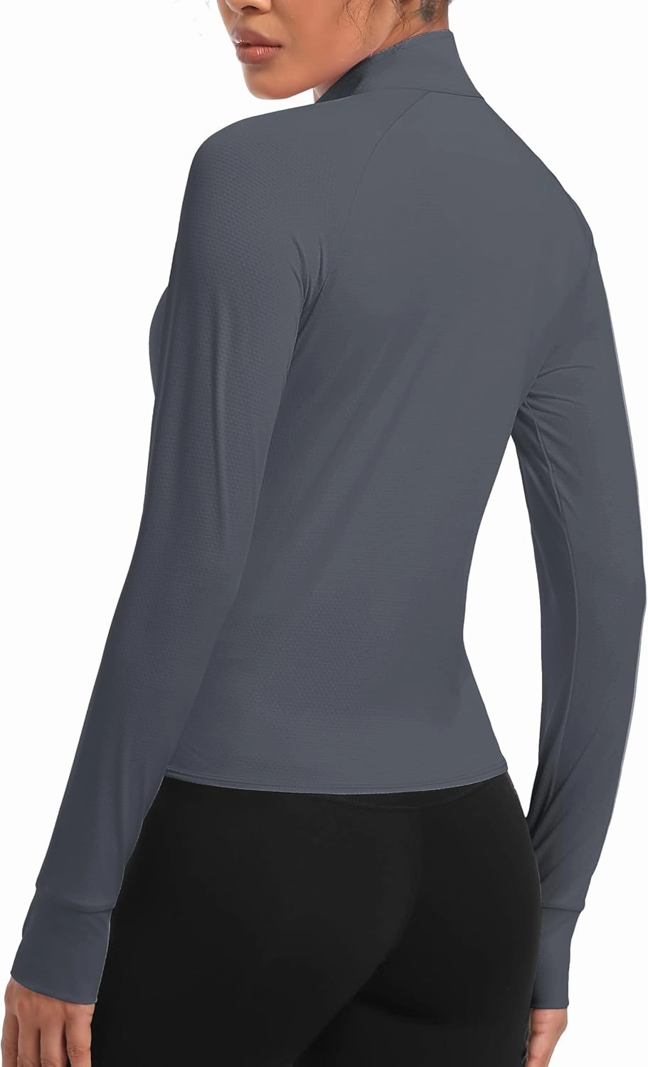 TACVASEN Women's Athletic Zip Up Jacket Long Sleeve Workout Tops for Women UV Protection Golf Outfits
