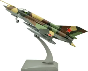 TANG DYNASTY(TM) 1:72 MiG-21 Fighter Attack Metal Plane Model,Soviet Union,Military Airplane Model,Diecast Plane,for Collecting and Gift