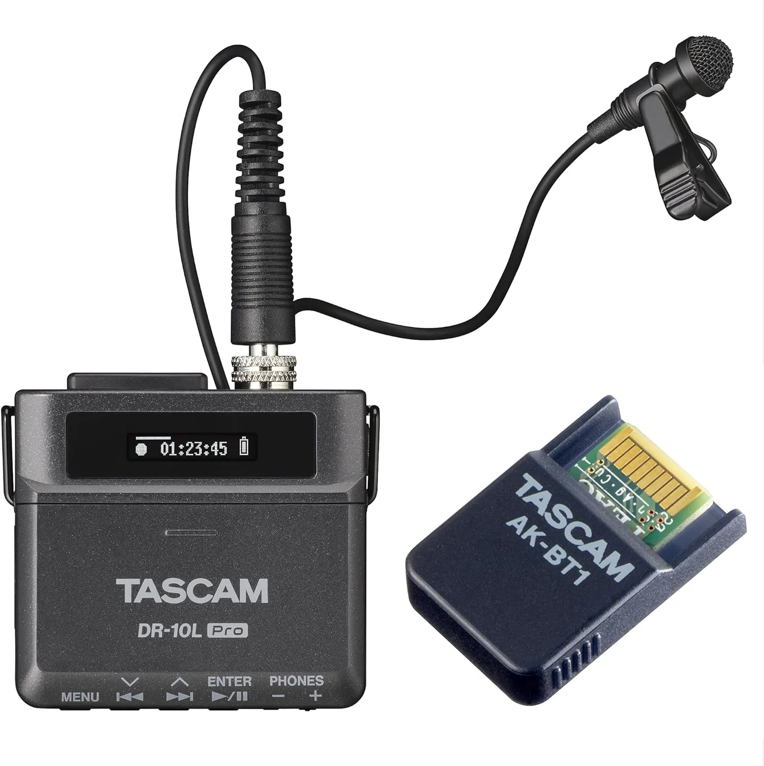 TASCAM DR-10L Pro and AK-BT1 Bluetooth Adapter Bundle