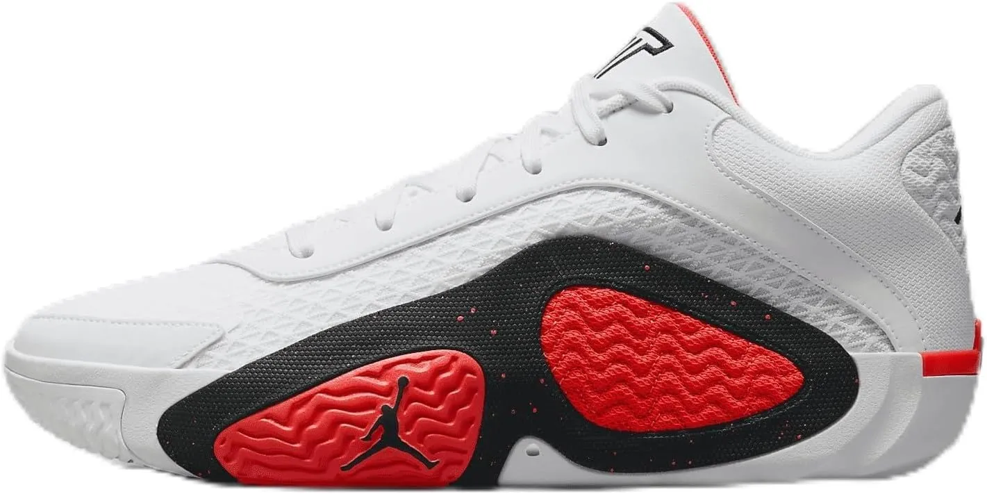 Tatum 2 Basketball Shoes (FJ6457-106, White/Bright Crimson/Black) Size 8
