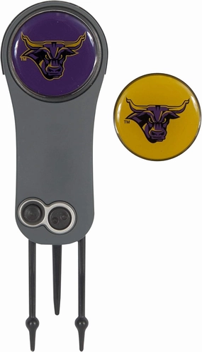 Team Effort NCAA Minnesota State Mankato Mavericks Switchblade Repair Tool & 2 Ball Markersminnesota State Mankato Mavericks Switchblade Repair Tool & 2 Ball Markers, Multicolor, NA
