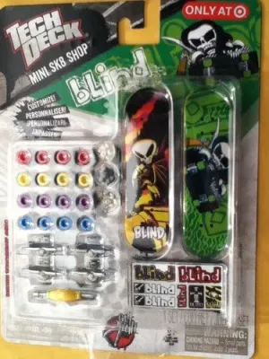 Tech Deck Mini SK8 Shop Blind Customizable 2 Board Exclusive Set