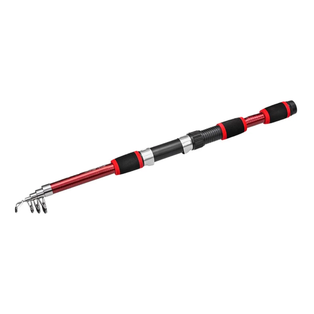 Telescopic Fishing Rod Lightweight Portable Sea Casting Rod Durable Glass Steel