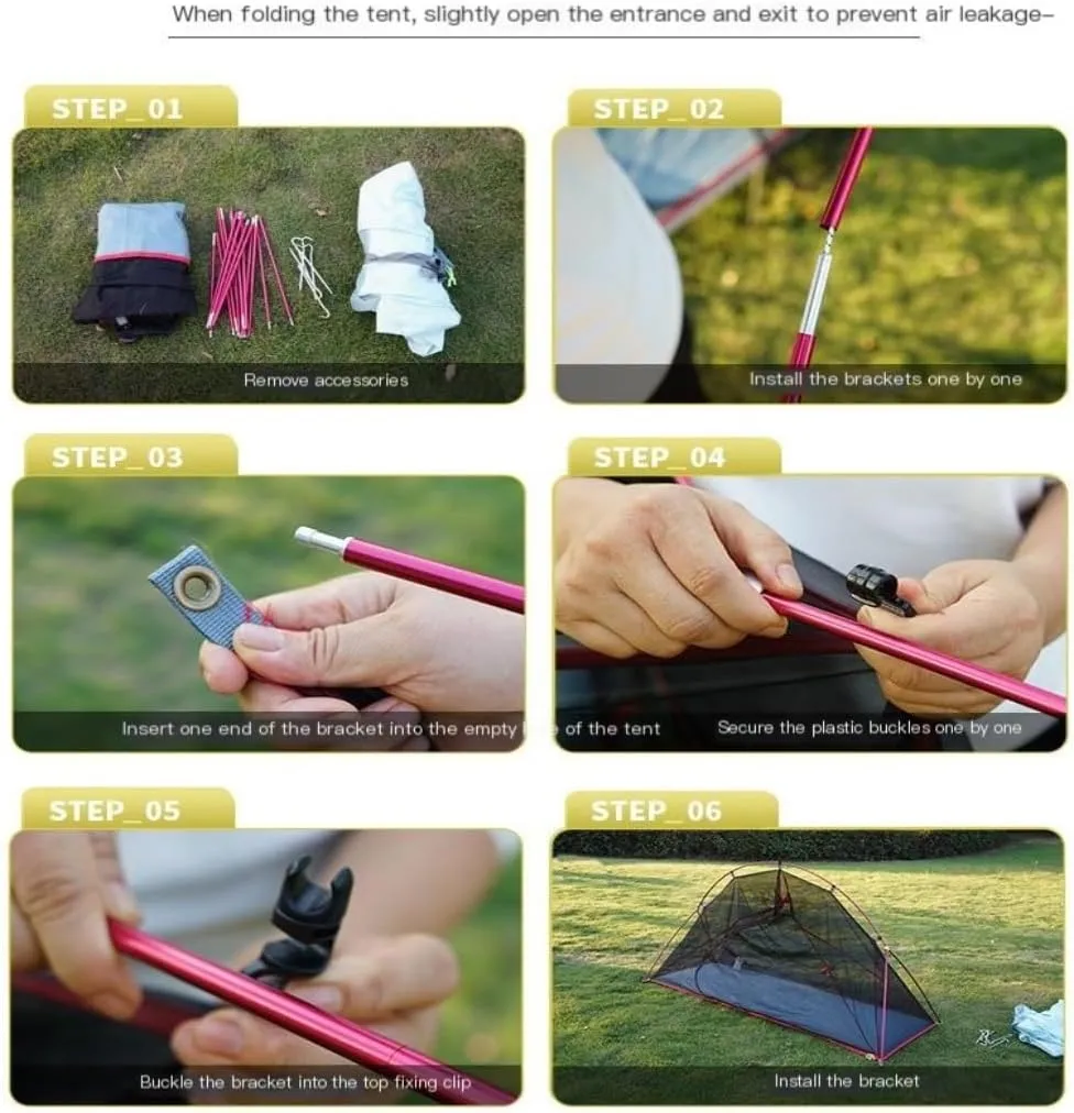 Tent Outdoor Camping Off-The-Ground Tent Single Folding Portable Mosquito Net Windproof and Anti-UV Fishing Tent Outdoor Tent
