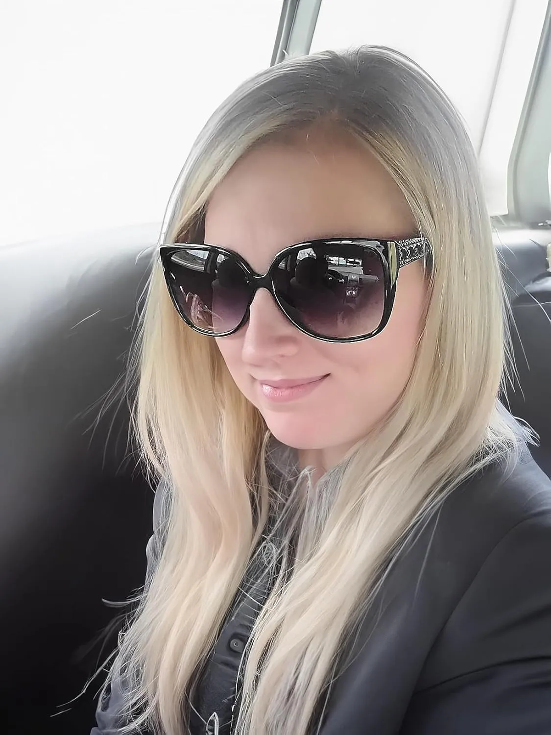 The Fresh Women's Oversized Square Jackie O Cat Eye Hybrid Butterfly Fashion Sunglasses - Exquisite Packaging