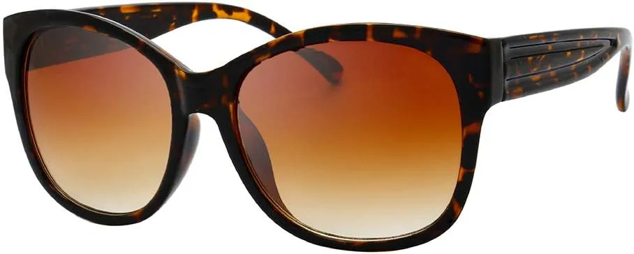 The Fresh Women's Oversized Square Jackie O Cat Eye Hybrid Butterfly Fashion Sunglasses - Exquisite Packaging