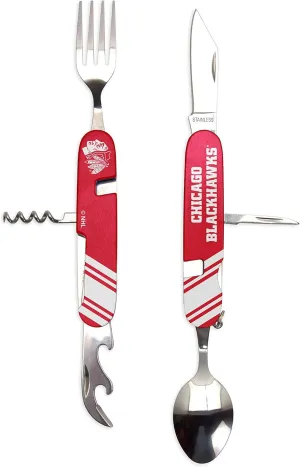 The Sports Vault NHL Chicago Blackhawks Utensil Multi Tool