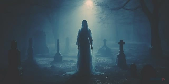 The Gaming Mat Company Single Player MTG Playmat & Mouse Pad – 28" x 14" Graveyard Ghost Gaming Mouse Pad Compatible with Magic: The Gathering playmats, MTG Cards, TCG Gaming mat