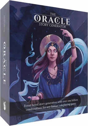 The Oracle Story Generator: Boxed Set -5e RPG Storytelling Cards, 300 Themed Tarot Sized Cards, Scenario & Story Building, D&D Roleplaying