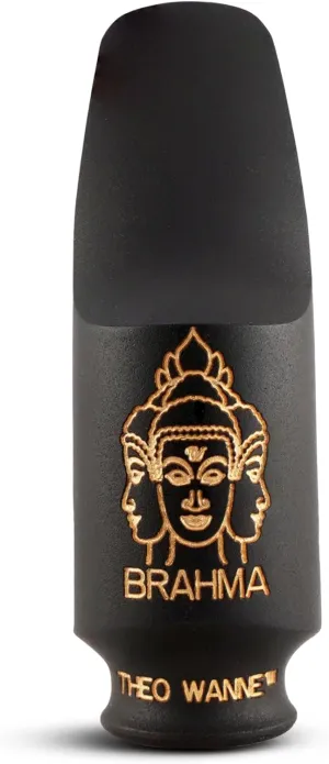 Theo Wanne Brahma Hard Rubber Soprano Saxophone Mouthpiece with Twisted Walls, Shark Gill Baffle & Small Stadium Chamber for Jazz, Classical & Rock - Superior Quality & Resonant Sound - Size 6 (.060")