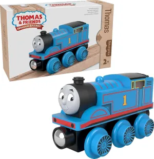 Thomas & Friends Wooden Railway Toy Train Thomas Push-Along Wood Engine for Toddlers & Preschool Kids Ages 2  Years