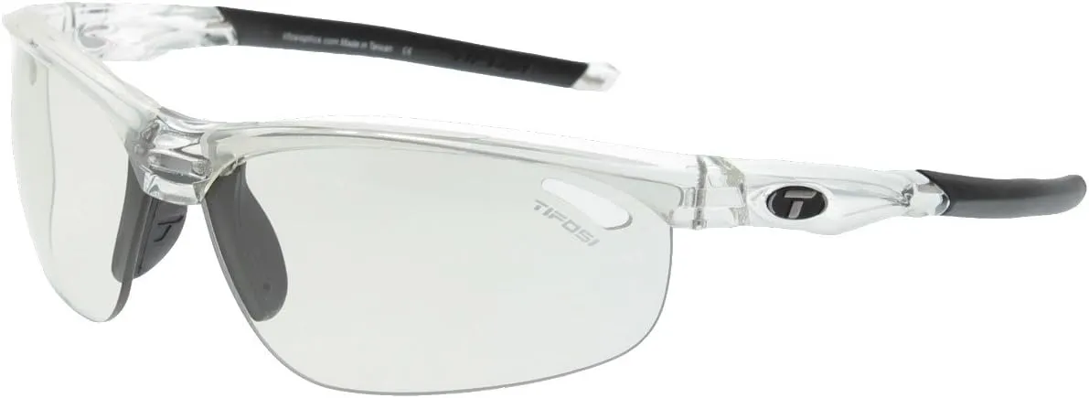 Tifosi Optics Veloce Photochromic Sunglasses Crystal Clear/Light Night, One Size - Men's