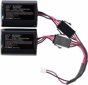 Tingen 103-304742 2XER18505M Battery Replacement for Visonic MCS-740 Siren MCS-720B, FANSO 103-304742 (3.6V/16000mAh)