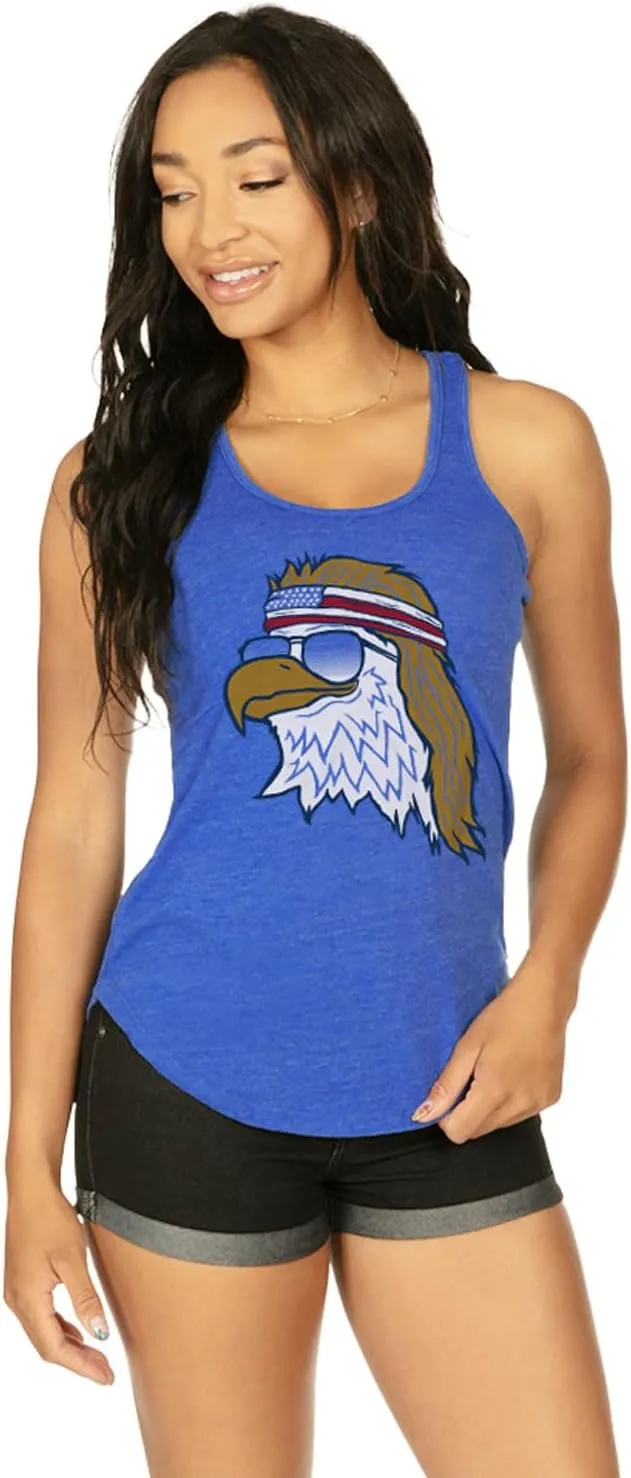 Tipsy Elves Women’s 4th of July Tank Tops Cute Patriotic American Flag Shirt Sleeveless July Fourth Outfits