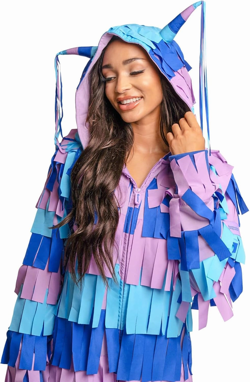 Tipsy Elves Halloween Costumes for Women - Bright Multicolored Pinata Jumpsuit Funny Halloween Costume Adult Onesies