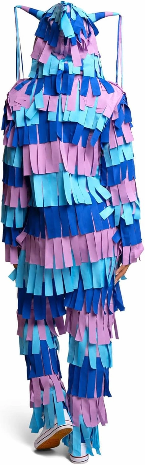 Tipsy Elves Halloween Costumes for Women - Bright Multicolored Pinata Jumpsuit Funny Halloween Costume Adult Onesies