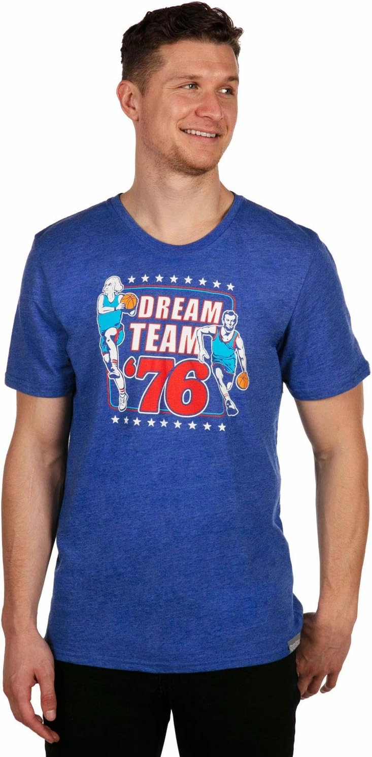 Tipsy Elves Patriotic Shirts for Men Comfy Casual American Flag Short Sleeve Mens 4th of July Summer Tees