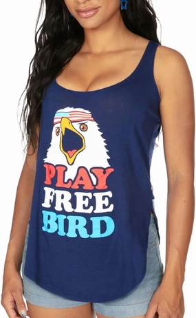 Tipsy Elves Women’s 4th of July Tank Tops Cute Patriotic American Flag Shirt Sleeveless July Fourth Outfits