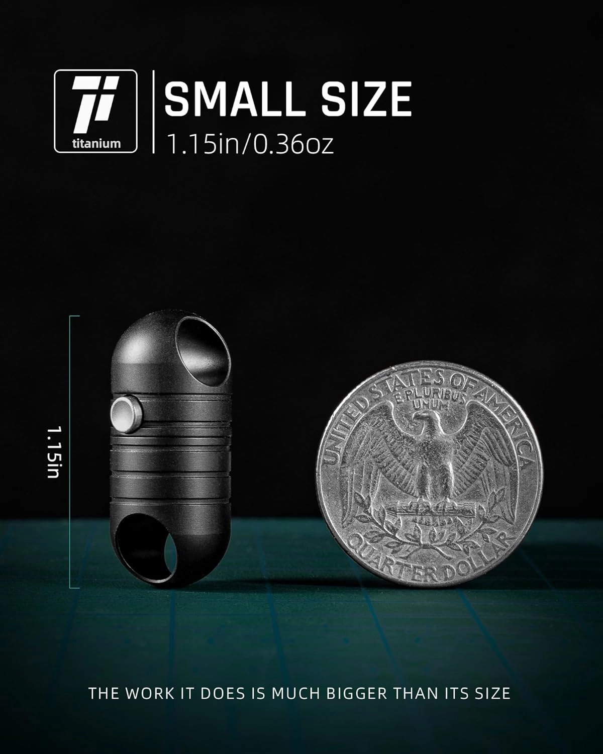 TISUR Magnetic Quick Release Keychain,Titanium Detachable Rotatable Key Chain Connector, Magnetic Key Holder with 2 Key Rings
