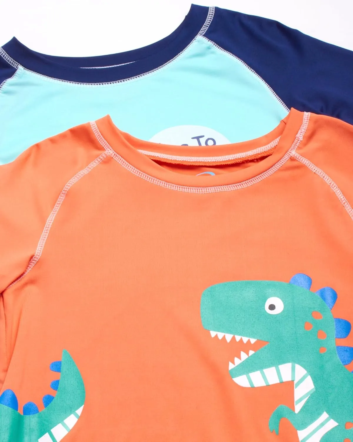 Toddler Baby Boys Swim Set - 4 Piece Swim Trunks and Short Sleeve Rash Guard for Boys Kids Swimwear (Sizes: 12M-7)