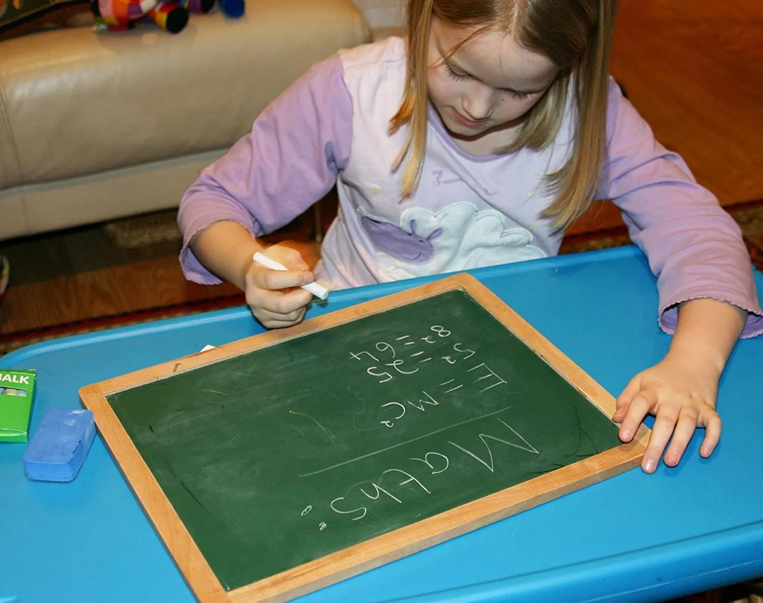 Toys of Wood Oxford TOWO Wooden Easel for Children Foldable Double Magnetic Boards Magnetic Shapes Letters Numbers and Paper roll Kids Art Easel -Table Top Magnetic Board for Kids