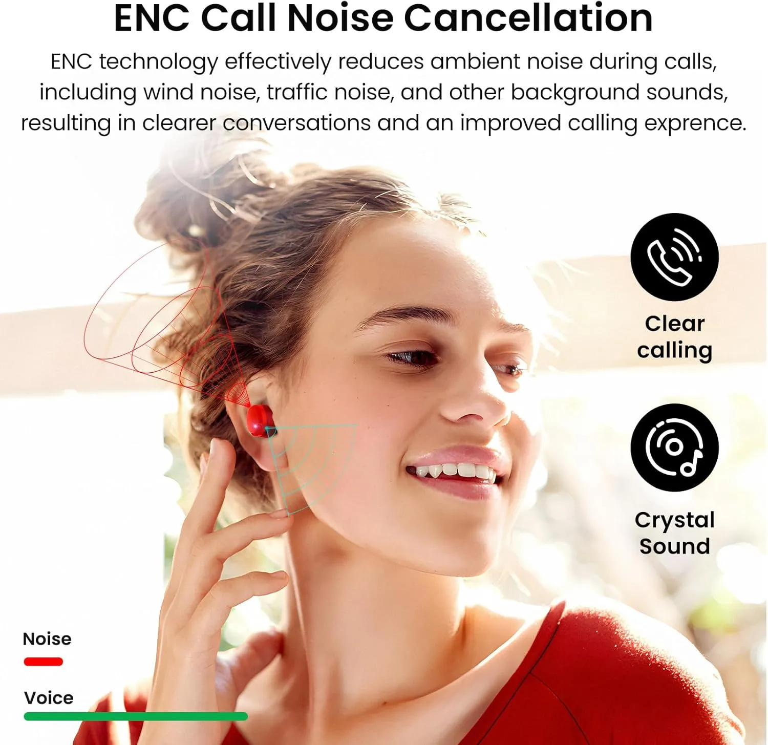 TOZO T12 (Compact Ergonomic Edition) Wireless Earbuds Bluetooth 5.3 Headphones, Call ENC Noise Cancelling Mic, 55Hrs Playtime App Customize EQ IPX8 Waterproof LED Digital Display Premium Sound Headset