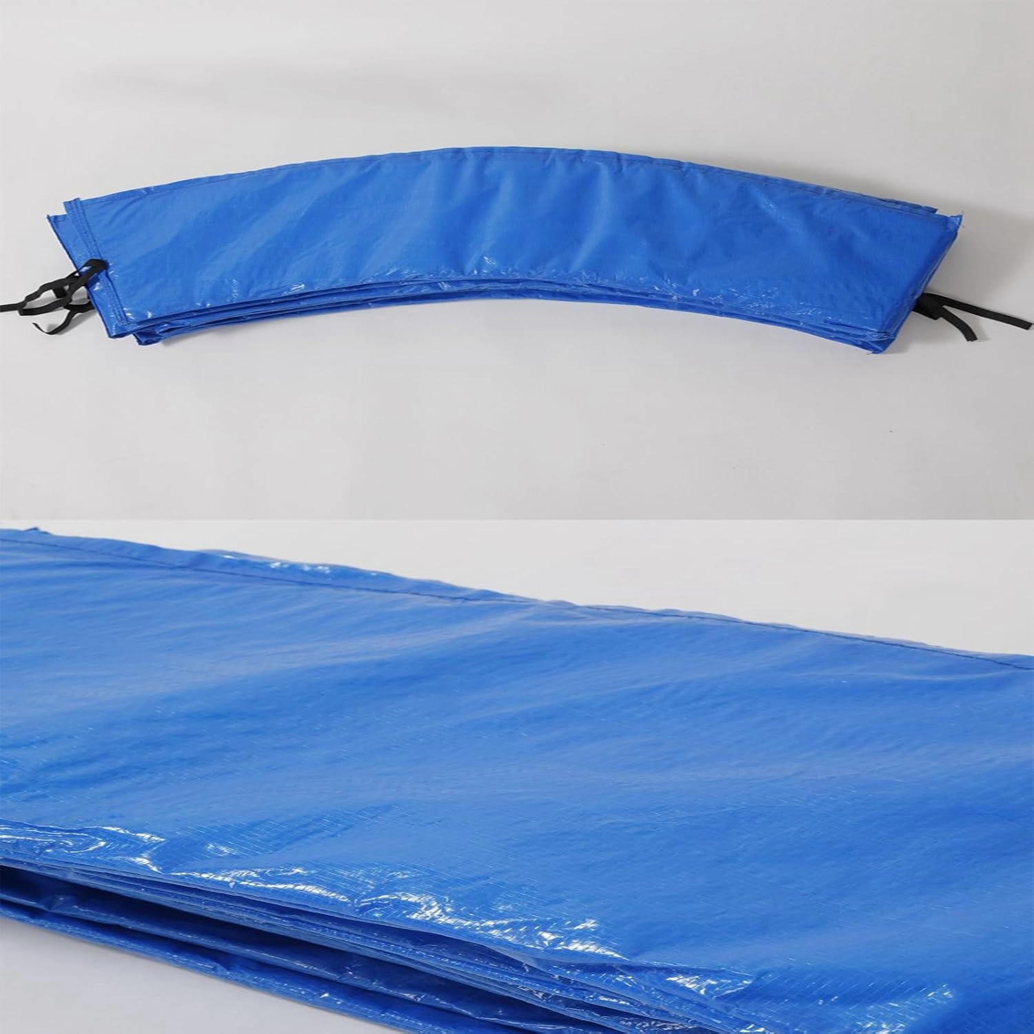 Trampoline Pad, Replacement Trampoline Safety Pad, Round-Trampolines Spring Cover, Tear-Resistant Uv-Resistant, Weather Protection Tarpaulin, Secure Drawstring Attachment,Blue,6 feet 1.83 mete