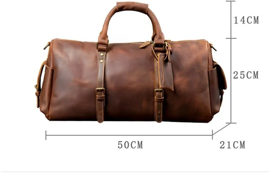 Travel Bag Male Large Capacity Handbag Europe And The United States Retro Travel Bag