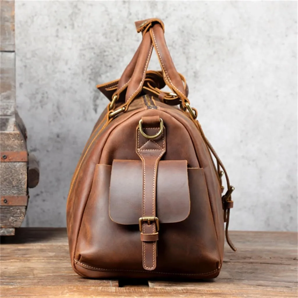 Travel Bag Male Large Capacity Handbag Europe And The United States Retro Travel Bag