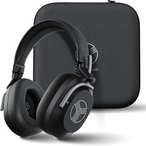 TREBLAB U5 - Hybrid Active Noise Cancelling Headphones Over-Ear Bluetooth 5.3, 55H Battery, Deep Bass, Multipoint, IPX4, Foldable, Mic for Calls, Wireless Headphones Foldable for Travel, Gym, Work