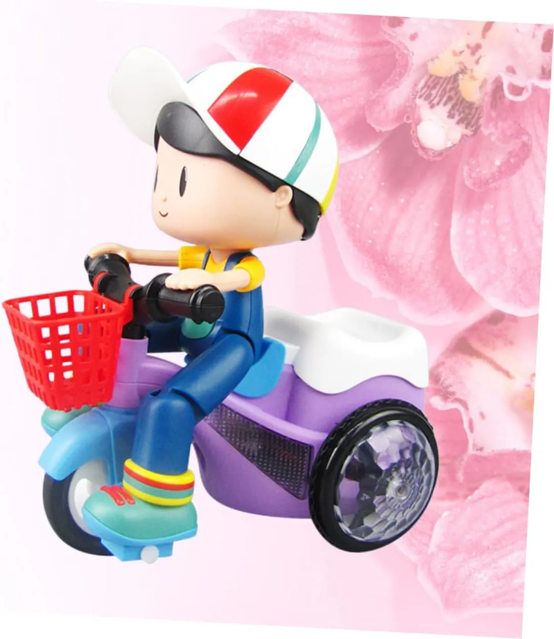 Tricycle Toy for Boys and Girls Creative Intelligent Design Non-Battery Powered Construction for Boys Color Random