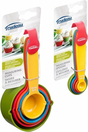 Trudeau 5-piece Measuring Cup & 5-piece Measuring Spoon Set