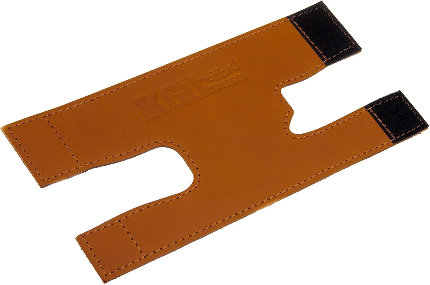 Trumpet valve guard by KGUBrass is the leather trumpet valve protector made of luxurious mild and thick material; use as protection from corrosion, scratches and stains (Orange (kadis))