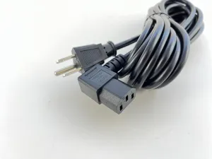 [UL Listed] OMNIHIL Extra Long 15FT L-Shaped C13 Power Cord Compatible with Rotel S14 Streaming Amplifier