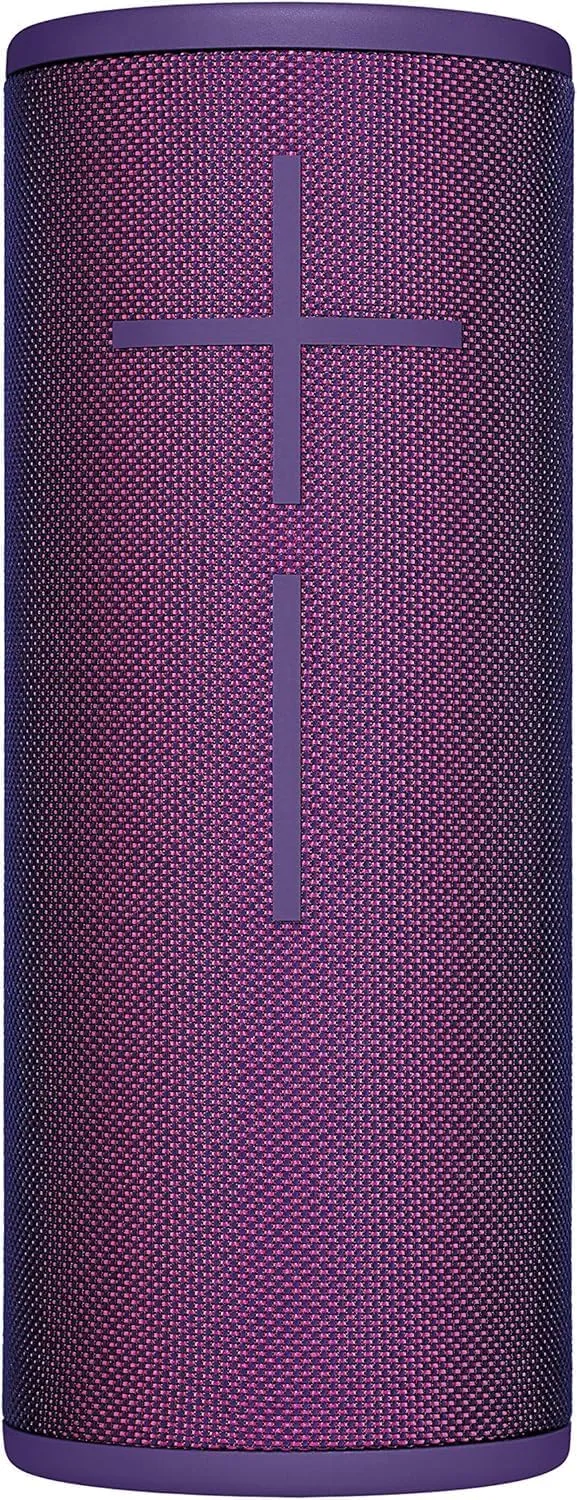 Ultimate Ears Boom 3 Wireless Bluetooth Speaker, Bold Sound   Deep Bass, Bluetooth, Magic Button, Waterproof, 15 Hours Battery, Range of 150 ft - Ultraviolet Purple (Renewed)