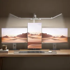 Ultra Bright Architect Desk Lamp with Clamp,Transformable LED Desk Lamp for Home Office,Tall Overhead Led Desk Light[41" Long Dimmable Light Bar],Auto Dimmable Desktop Table Lamp for Drawing Artist