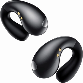 Ultra Open Ear Earbuds - Bone Conduction Earbuds with Wireless Bluetooth, Clip on Headphones, Over-The-Ear Headphones Comfortable for Fitness, Running, Gym Workouts, Designed for Small Ears