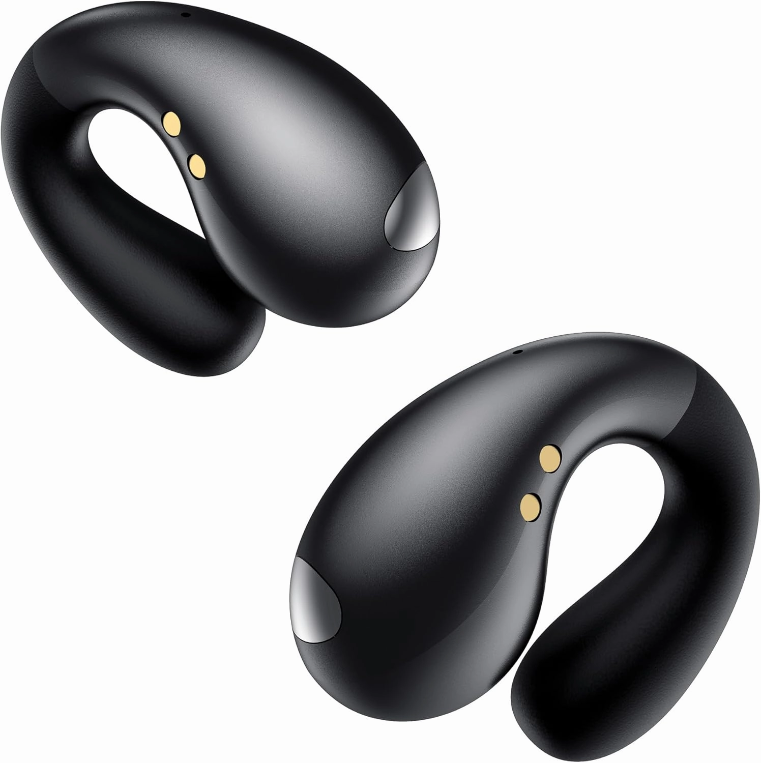 Ultra Open Ear Earbuds - Bone Conduction Earbuds with Wireless Bluetooth, Clip on Headphones, Over-The-Ear Headphones Comfortable for Fitness, Running, Gym Workouts, Designed for Small Ears